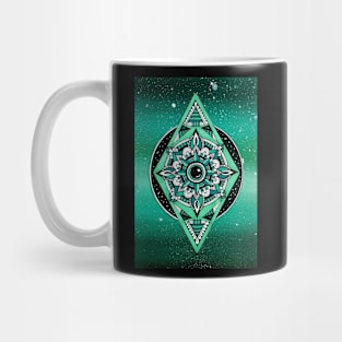 Green Galaxy Mug